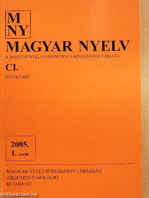 Magyar Nyelv 2005. március