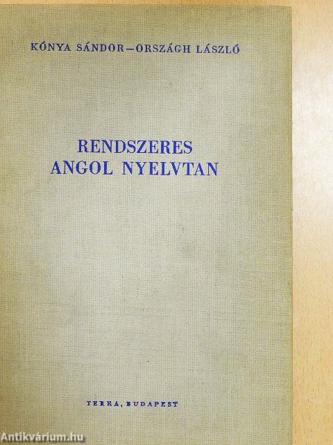 Rendszeres angol nyelvtan