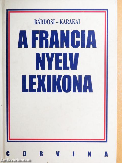 A francia nyelv lexikona