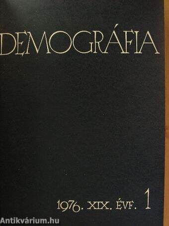 Demográfia 1976/1-4.