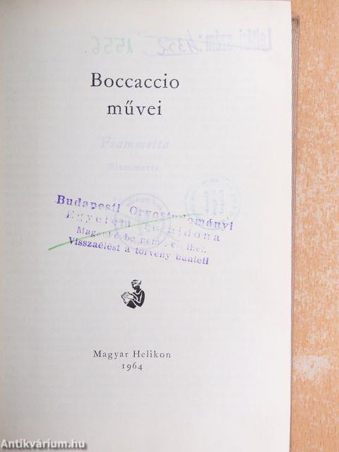 Boccaccio művei