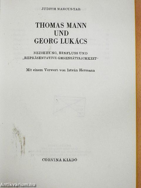 Thomas Mann und Georg Lukács