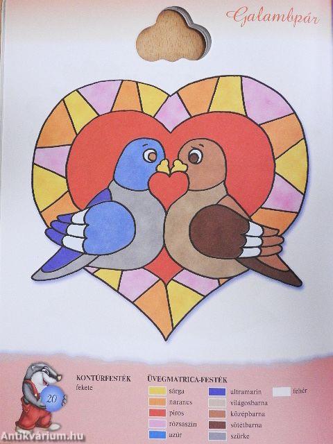 Üvegfestés - Háziállatok