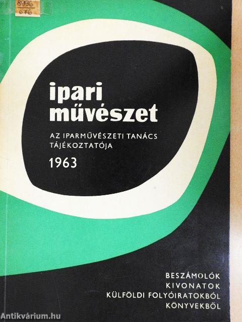 Ipari művészet 1963/5