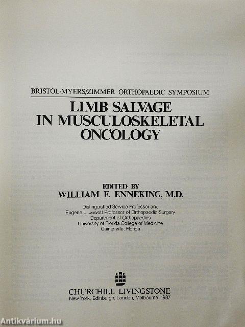 Limb Salvage in Musculoskeletal Oncology