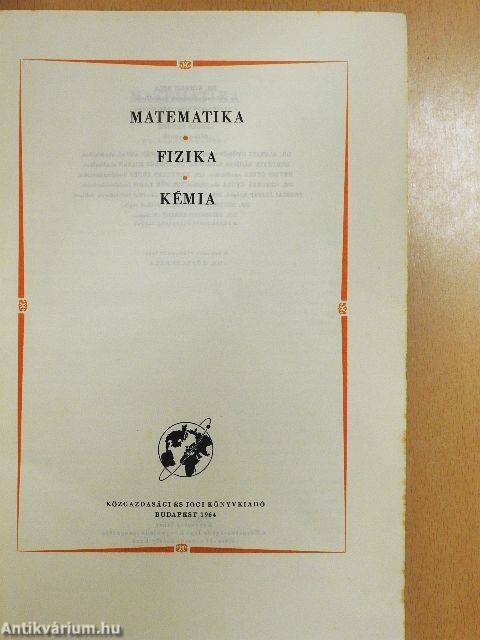 A kultúra világa - Matematika/Fizika/Kémia