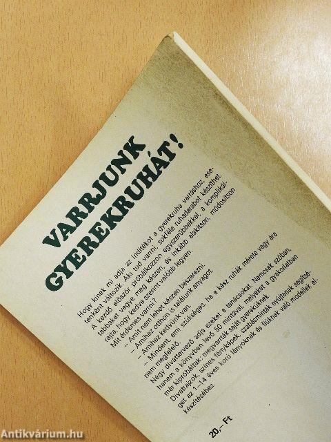 Varrjunk gyerekruhát!