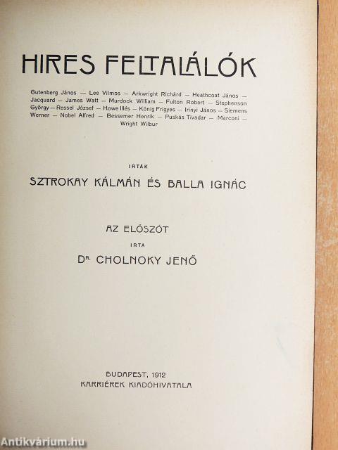Hires feltalálók