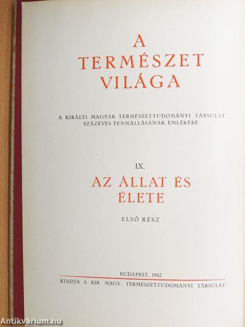 Az állat és élete I. (töredék)