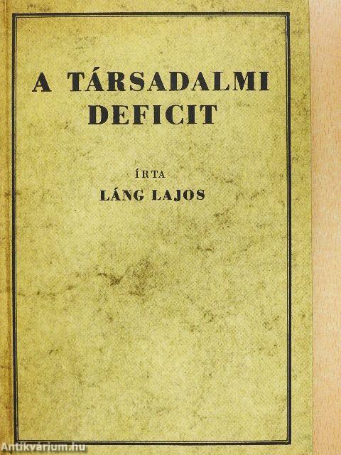 A társadalmi deficit