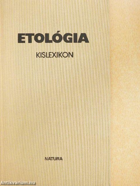 Etológia kislexikon