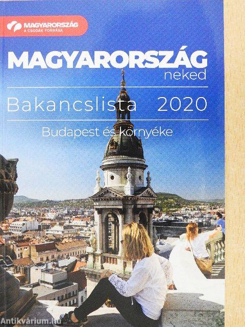 Bakancslista 2020 Budapest és környéke