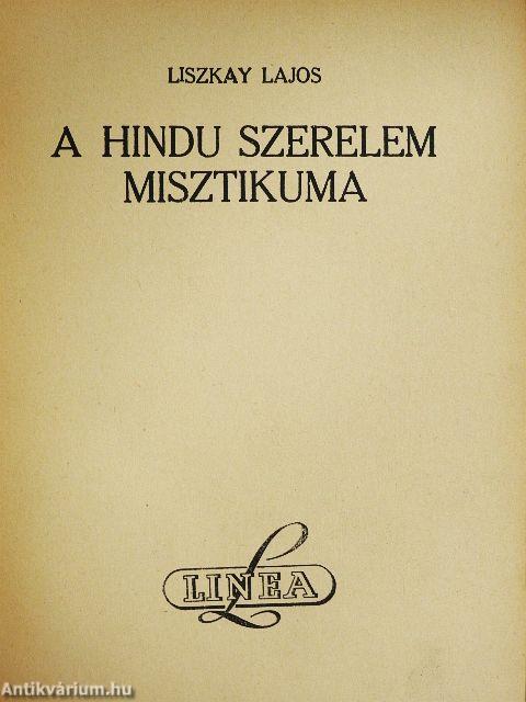 A hindu szerelem misztikuma