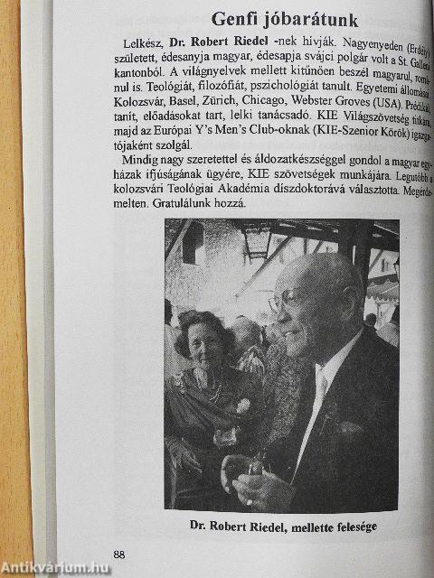 KIE Jubileumi kalendárium 2000