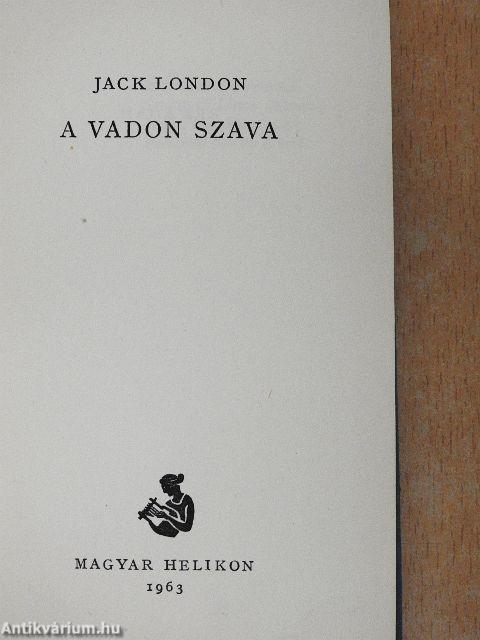 A vadon szava