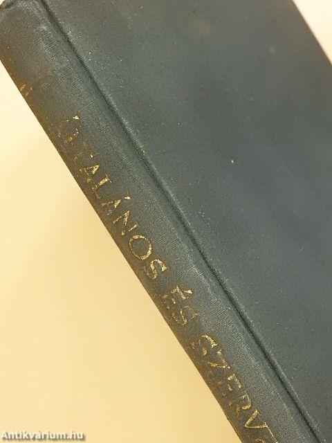 Általános és szervetlen kémia