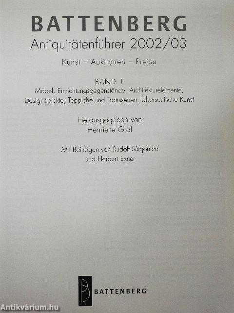 Battenberg Antiquitätenführer 2002/03 1.