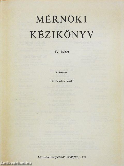 Mérnöki kézikönyv 4.