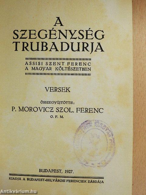 A szegénység trubadurja