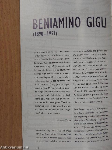 Beniamino Gigli - 4db CD-vel