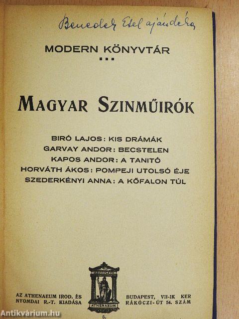 Magyar szinműirók II.