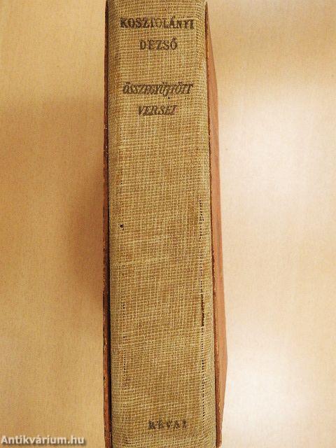 Kosztolányi Dezső összegyüjtött versei