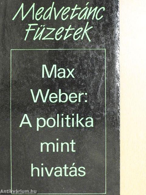 A politika mint hivatás