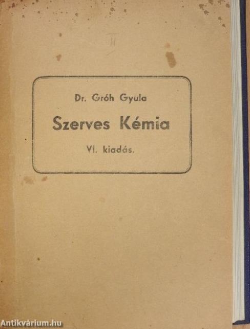 Szervetlen kémia/Szerves kémia