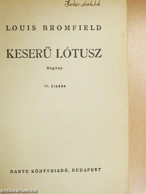 Keserű Lótusz