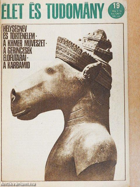 Élet és Tudomány 1966. május 13.