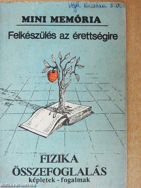 Felkészülés az érettségire - Fizika összefoglalás