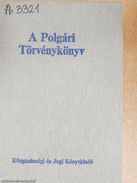 A Polgári Törvénykönyv