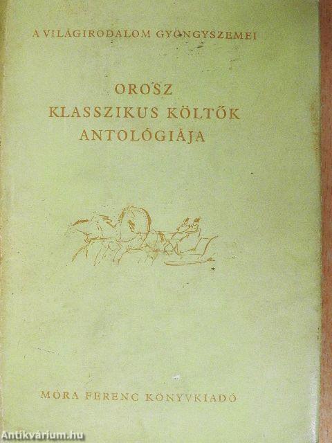 Orosz klasszikus költők antológiája