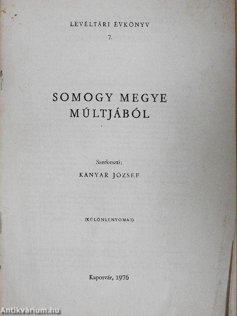 Somogy megye múltjából