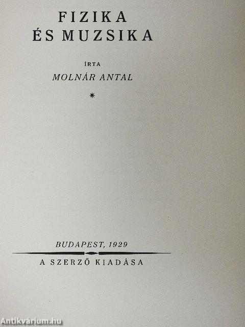 Fizika és muzsika