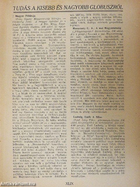 Literatura 1936. julius 1.