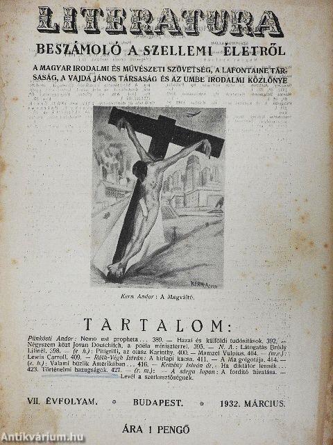 Literatura 1932. március