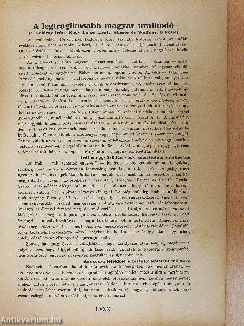 Literatura 1936. november 1.