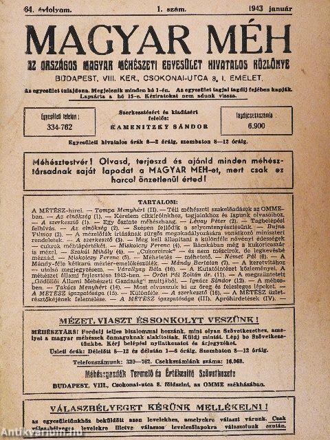 Magyar Méh 1943. január
