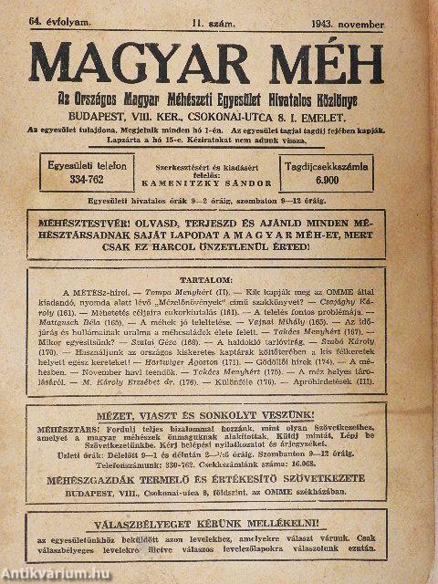 Magyar Méh 1943. november