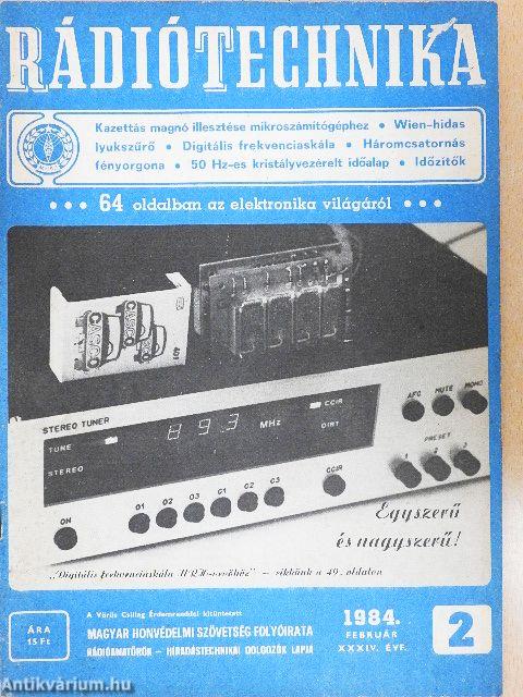 Rádiótechnika 1984. február