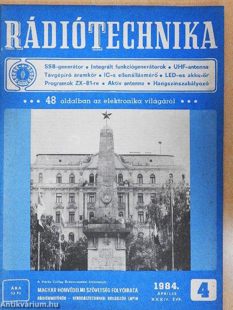 Rádiótechnika 1984. április