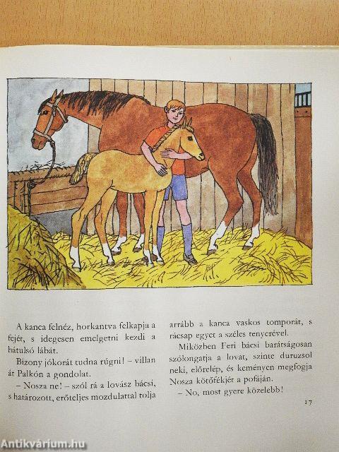 Sárga csikó, csengő rajta