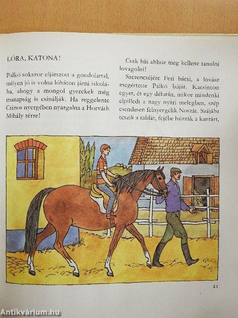 Sárga csikó, csengő rajta
