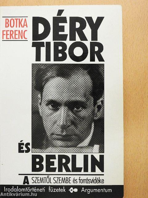 Déry Tibor és Berlin