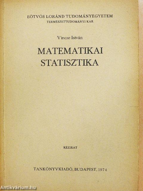 Matematikai statisztika