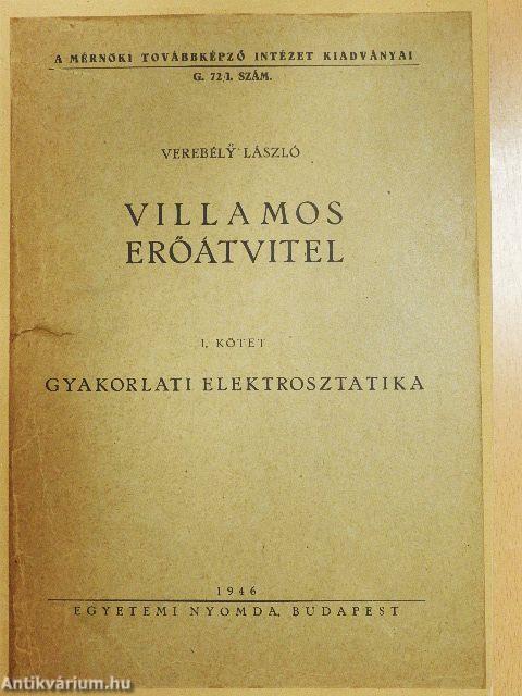 Villamos erőátvitel I.