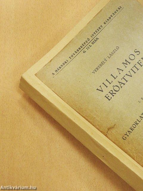 Villamos erőátvitel I.