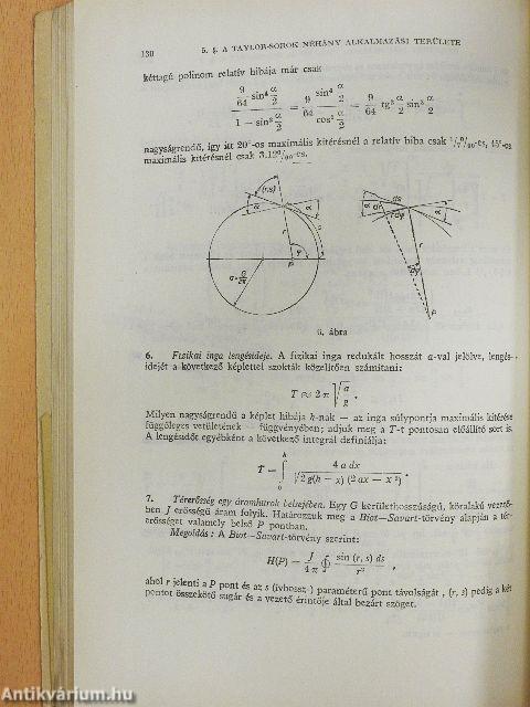 Műszaki matematikai gyakorlatok A. VIII.