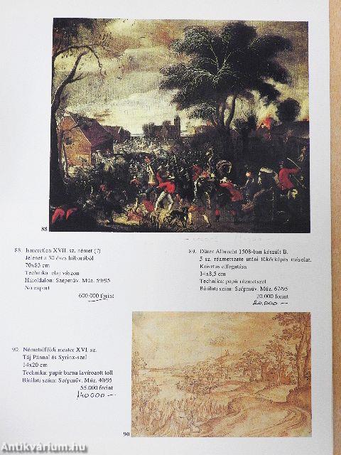 Antik és modern képek aukciója 1995. május 5 